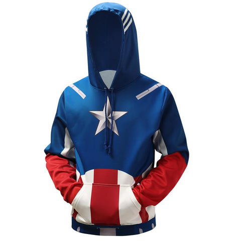 Image of Captain America - Movie Hoodie
