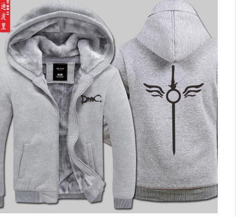 Image of Devil May Cry 3 DMC DanteHoodies - Zip Up Fleece Hoodie Jacket
