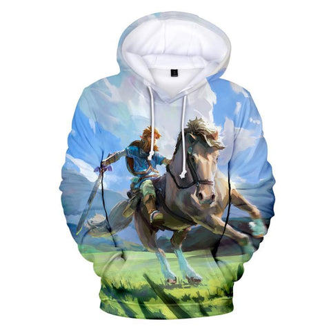 Image of 3D Printed The Legend of Zelda Hoodie Sweatshirts - Hooded Long Sleeve Hip Hop Coats