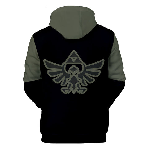 Image of Game The Legend of Zelda 3D Print Hoodie - Casual Sweatshirts Streetwear