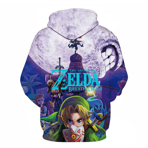 Image of The Legend of Zelda Anime 3D Print Hoodies Pullover