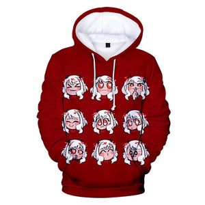 3D Game Helltaker Cute Hoodie Sweatshirt Pullovers