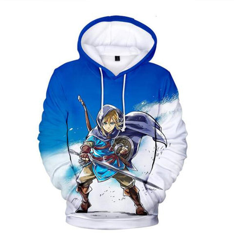 Image of Game The Legend of Zelda 3D Print Hoodie - Casual Sweatshirts Streetwear