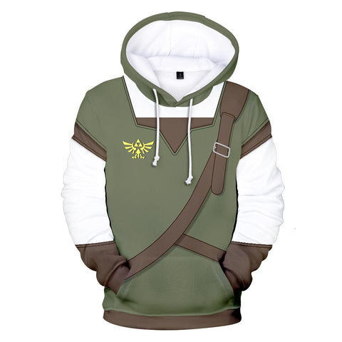 Image of Game The Legend of Zelda 3D Print Hoodie - Casual Sweatshirts Streetwear