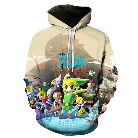 Image of The Legend of Zelda Anime 3D Print Hoodies Sweatshirts