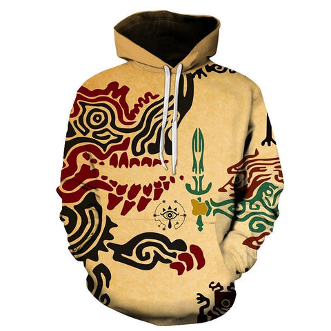 Image of The Legend of Zelda Anime 3D Print Hoodies Pullover