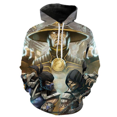 Image of Game Mortal Kombat Hoodies - Unisex Kitana 3D Printed Sweatshirt