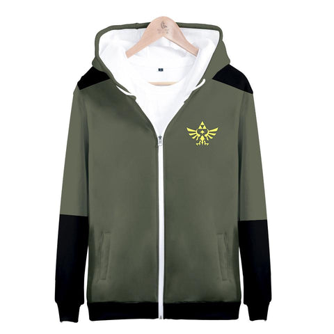 Image of The Legend of Zelda 3D Print Zipper Hooded Jacket Hoodies