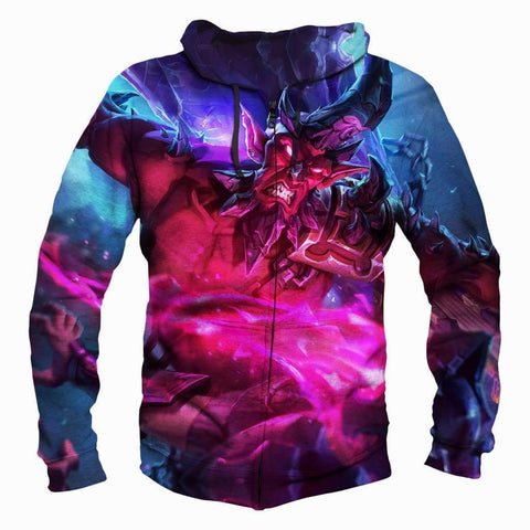 Image of League Of Legend Ryze Hoodies - Pullover Pink Hoodie