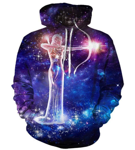 Image of Sagittarius/Horoscope - 3D Hoodie, Zip-Up, Sweatshirt, T-Shirt