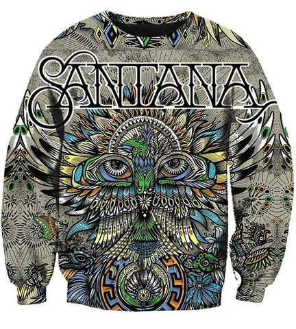 Image of Santana Hoodies - Pullover Black Hoodie