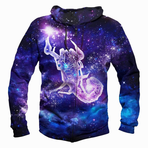 Image of Scorpio/Horoscope - 3D Hoodie, Zip-Up, Sweatshirt, T-Shirt