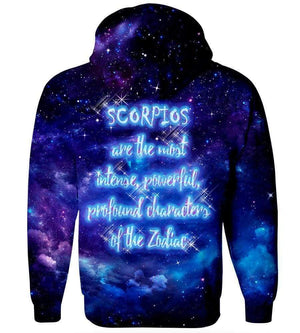 Scorpio/Horoscope - 3D Hoodie, Zip-Up, Sweatshirt, T-Shirt