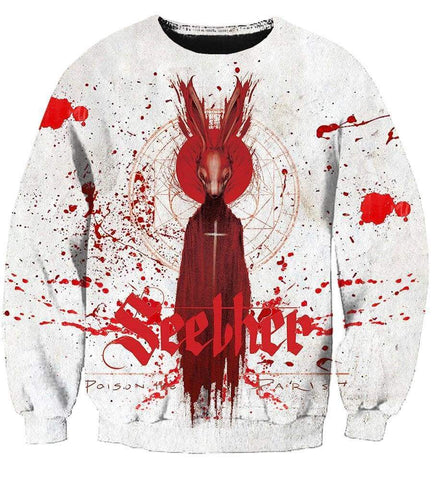 Image of Seether Hoodies - Pullover White Hoodie