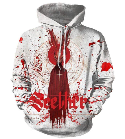 Image of Seether Hoodies - Pullover White Hoodie