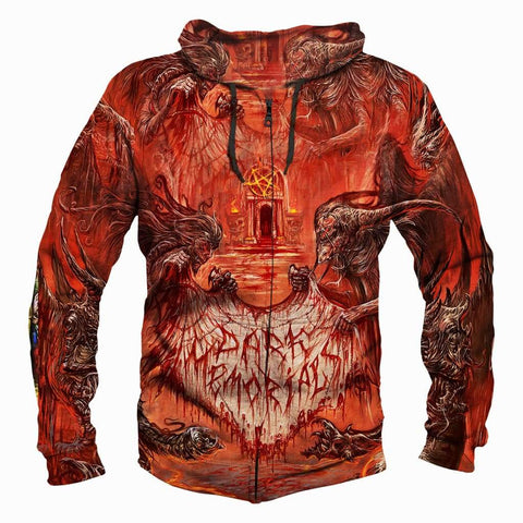 Image of Sinister Hoodies - Pullover Red Hoodie