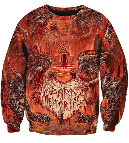 Image of Sinister Hoodies - Pullover Red Hoodie