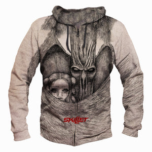 Skillet Hoodies - Pullover Grey Hoodie