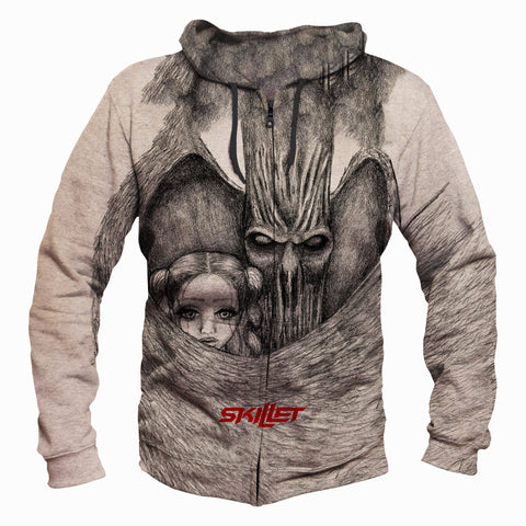 Image of Skillet Hoodies - Pullover Grey Hoodie