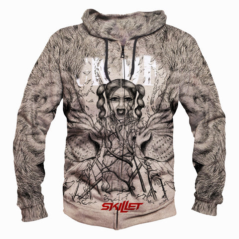 Image of Skillet Hoodies - Pullover Grey Hoodie