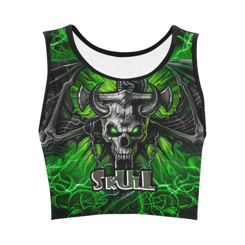 Image of Funny Skull Hoodies - Pullover Skull In The Green Hoodie