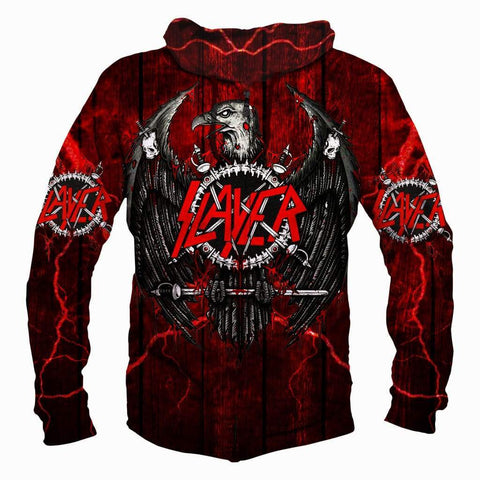 Image of Slayer Hoodies - Pullover Red Hoodie