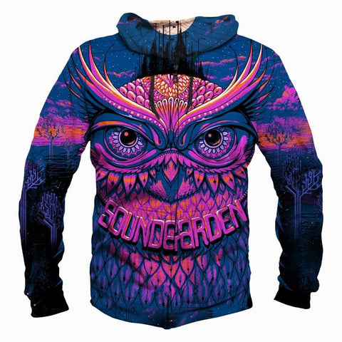 Image of Soundgarden Hoodies - Pullover Pink Hoodie