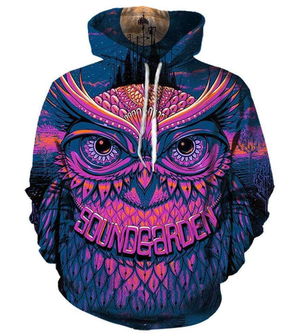 Image of Soundgarden Hoodies - Pullover Pink Hoodie