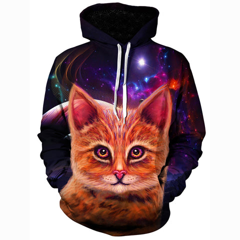 Image of Spaced Cat Unisex Hoodie