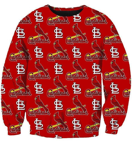 Image of ST Louis Cardinals Hoodies - Pullover Red Hoodie