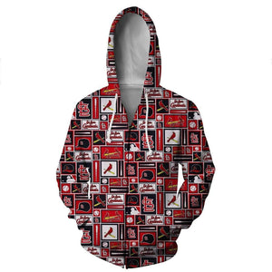 ST Louis Cardinals Hoodies - Pullover Red Hoodie