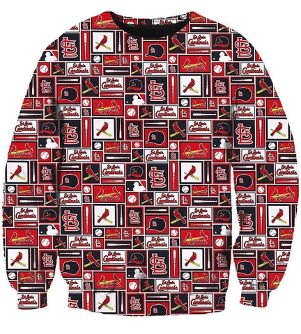 Image of ST Louis Cardinals Hoodies - Pullover Red Hoodie