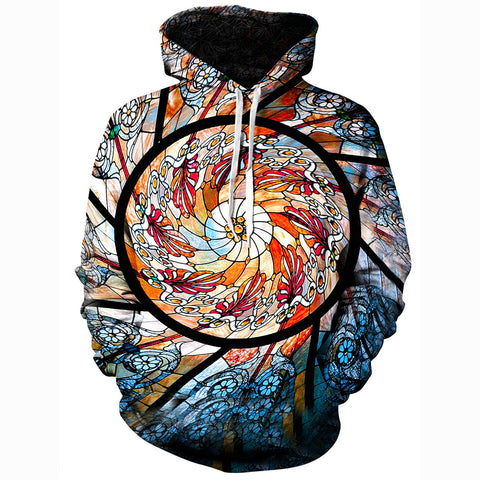 Image of Stained Glass Unisex Hoodie