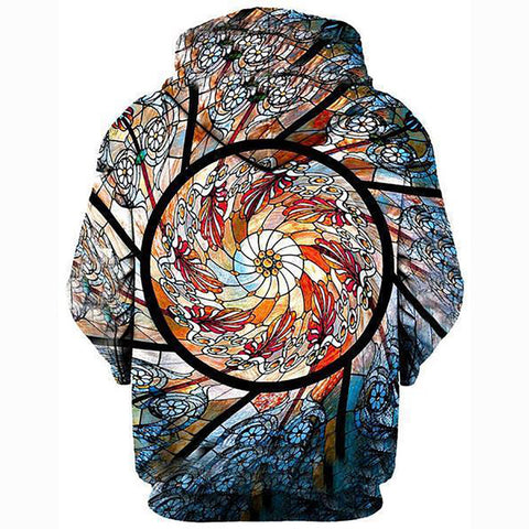 Image of Stained Glass Unisex Hoodie