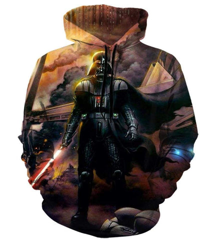 Image of Star Wars  Laser Hoodies - Pullover Black Hoodie