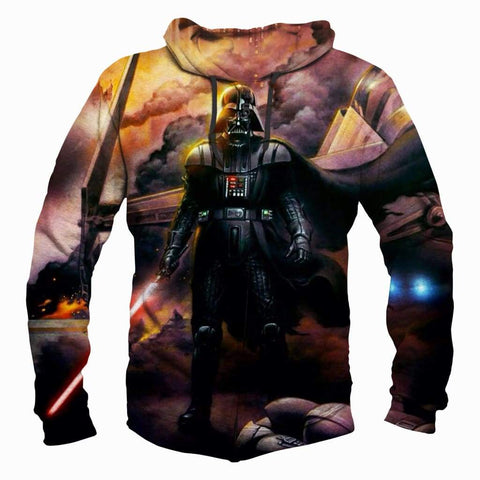 Image of Star Wars  Laser Hoodies - Pullover Black Hoodie