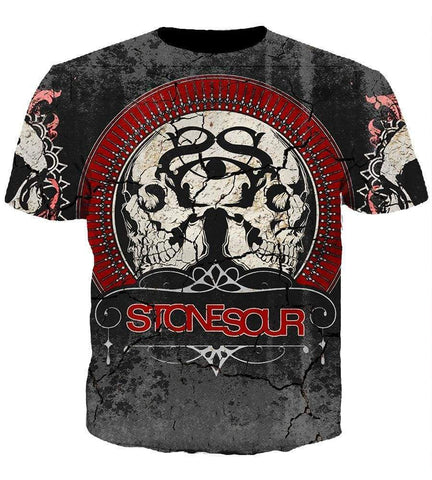 Image of Funny Stone Sour Hoodies - Zip Up Totem Black Hoodie