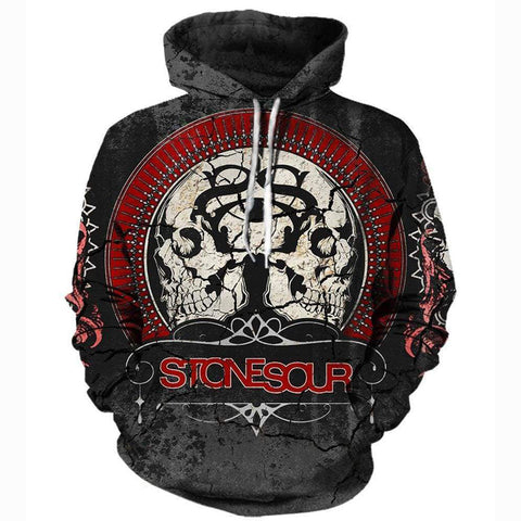 Image of Funny Stone Sour Sweatshirts - Totem Black Sweatshirt