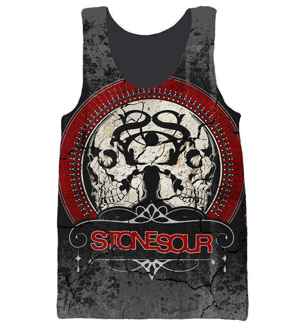 Image of Funny Stone Sour Hoodies - Zip Up Totem Black Hoodie