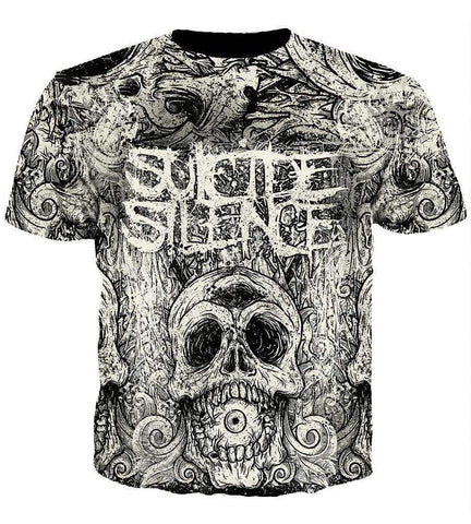 Image of Suicide Silence Hoodies - Pullover White Hoodie