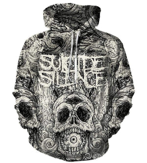 Suicide Silence Hoodies - Pullover White Hoodie