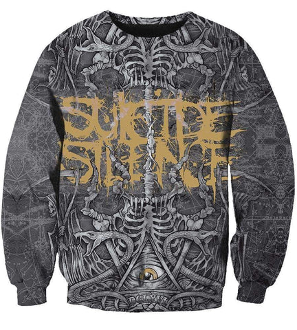 Image of Suicide Silence Hoodies - Pullover Grey Hoodie