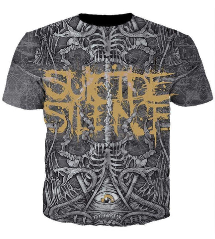 Image of Suicide Silence Hoodies - Pullover Grey Hoodie