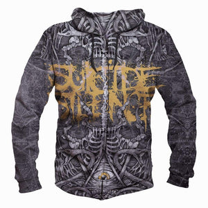 Suicide Silence Hoodies - Pullover Grey Hoodie