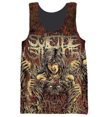 Image of Suicide Silence Hoodie - Pullover Red Hoodie