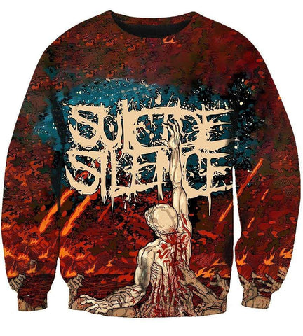 Image of Suicide Silence Hoodies - Pullover Black Hoodie