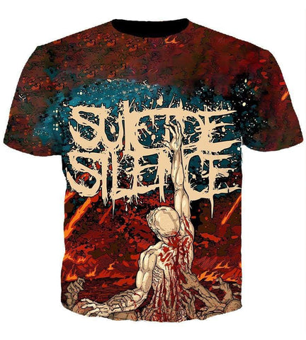 Image of Suicide Silence Hoodies - Pullover Black Hoodie