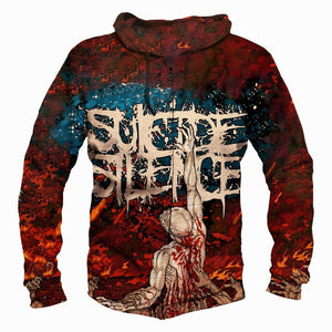 Suicide Silence Hoodies - Pullover Black Hoodie