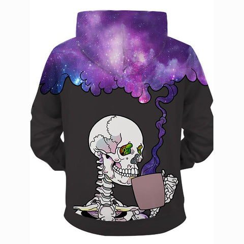 Image of Geometric Hoodie 3D Printed Hooded Basic Halloween Pullover