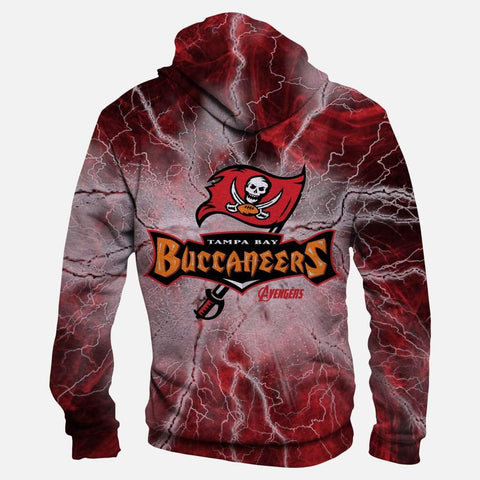 Image of The Avengers Tampa Bay Buccaneers Hoodie - Pullover Red Hoodie